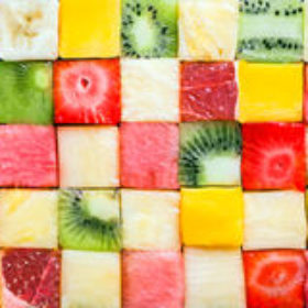 frutta a cubetto